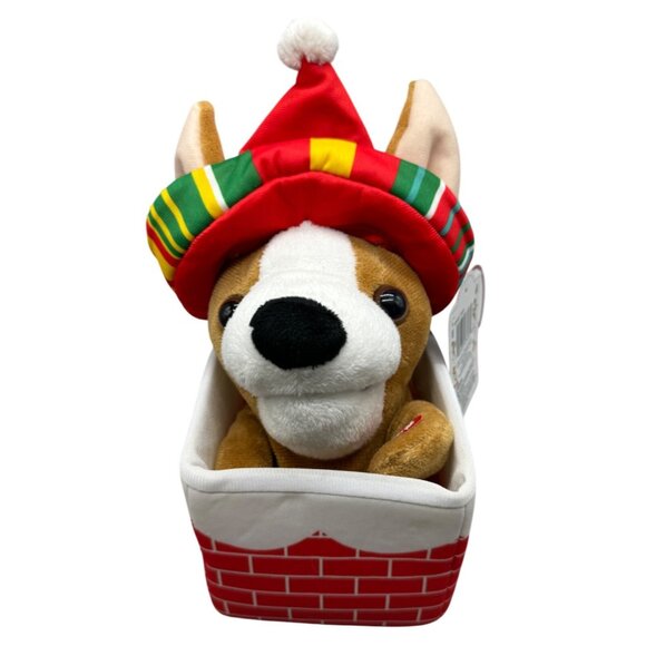 Plush Musical Chihuahua Dog Funny Animated Decor Sings Christmas Songs NWT READ - Picture 1 of 7